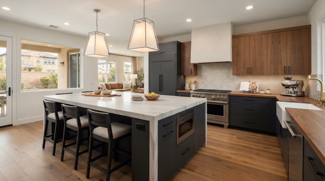 Large Open Concept Kitchen | San Diego County Large Open Concept Kitchen in San Diego County.