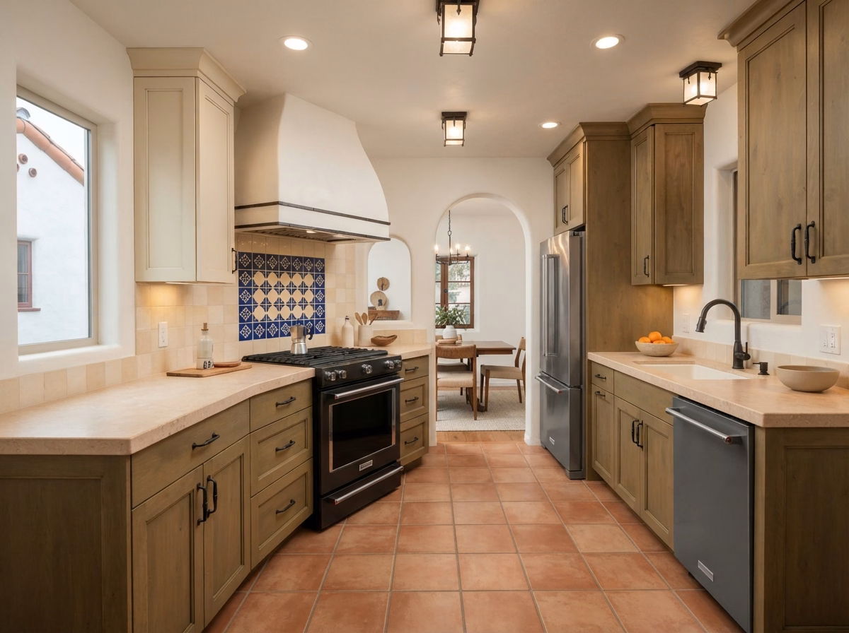 Mediterranean Spanish Kitchen Style | San Diego County Mediterranean Spanish Kitchen Style in San Diego County.