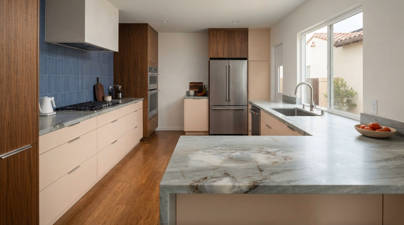 Countertop Design Coordination | San Diego County Appliance Project Countertop Design Coordination for a San Diego County appliance project.