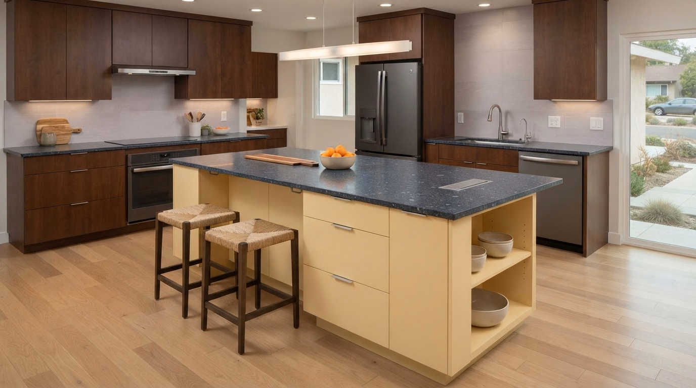 Kitchen Island Planning | San Diego County Appliance Project Kitchen Island Planning for a San Diego County appliance project.