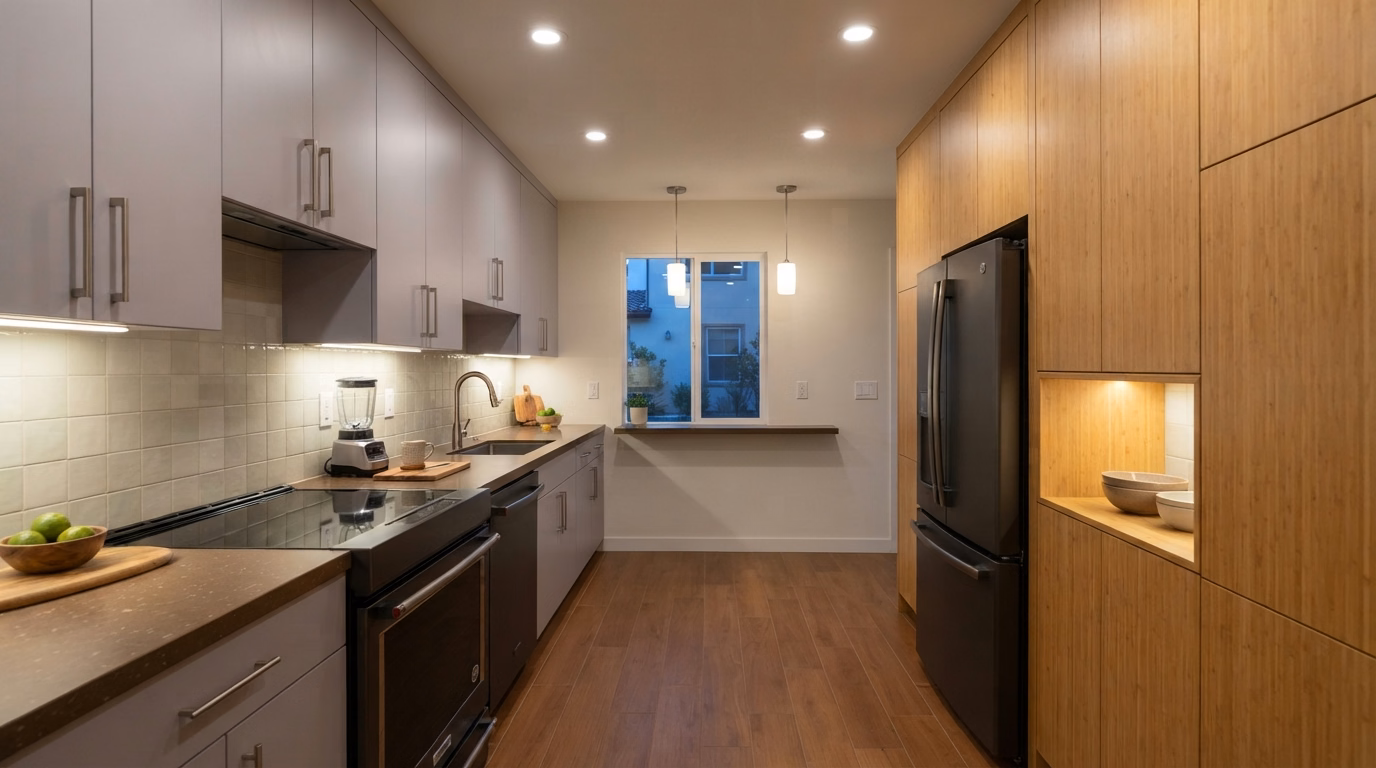 Kitchen Lighting Coordination | San Diego County Appliance Project Kitchen Lighting Coordination for a San Diego County appliance project.