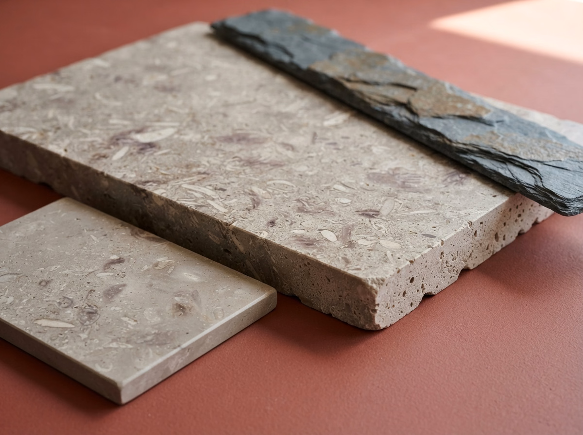 Natural Stone Flooring Detail in San Diego County.