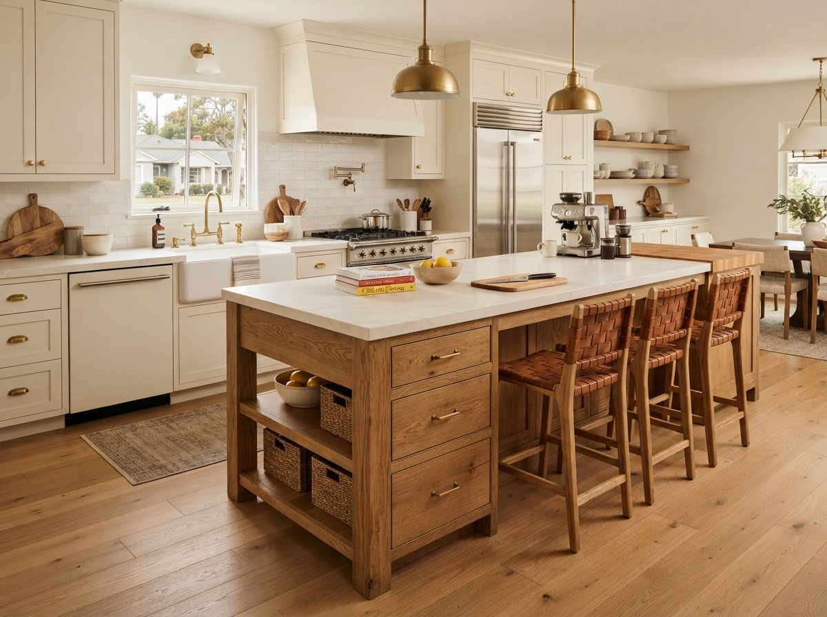 Farmhouse Island Style | San Diego County Farmhouse Island Style in San Diego County.