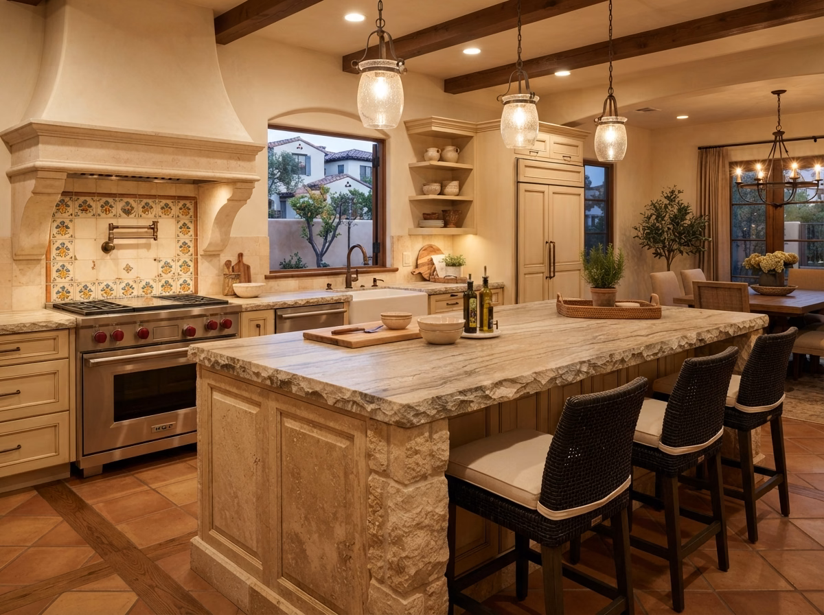 Mediterranean Stone Island Style | San Diego County Mediterranean Stone Island Style in San Diego County.