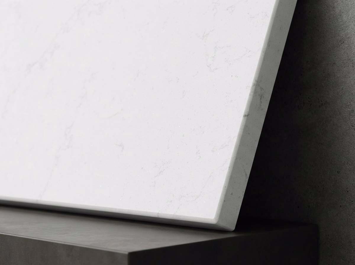 Quartz Engineered Stone Island Countertop | San Diego County Quartz Engineered Stone Island Countertop in San Diego County.