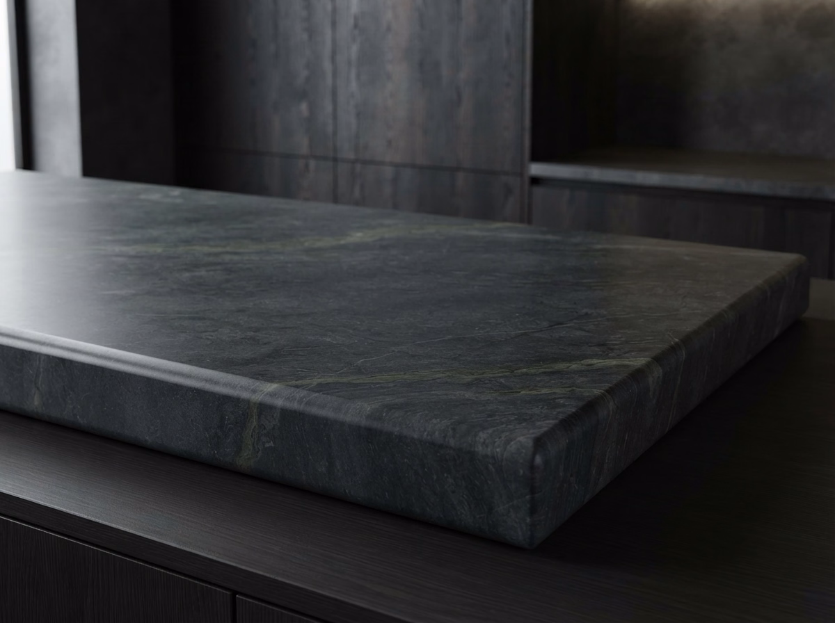 Soapstone Island Countertop | San Diego County Soapstone Island Countertop in San Diego County.